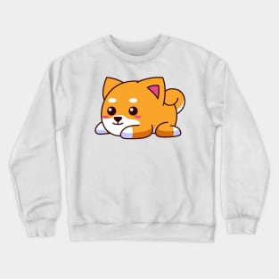 Cute Chibi Dog Crewneck Sweatshirt